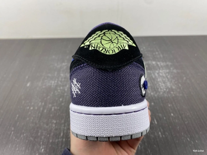 Cheap TB Williamson DZ7292-420 OG Zion Retro Jordan 1 Voodoo Low 0726